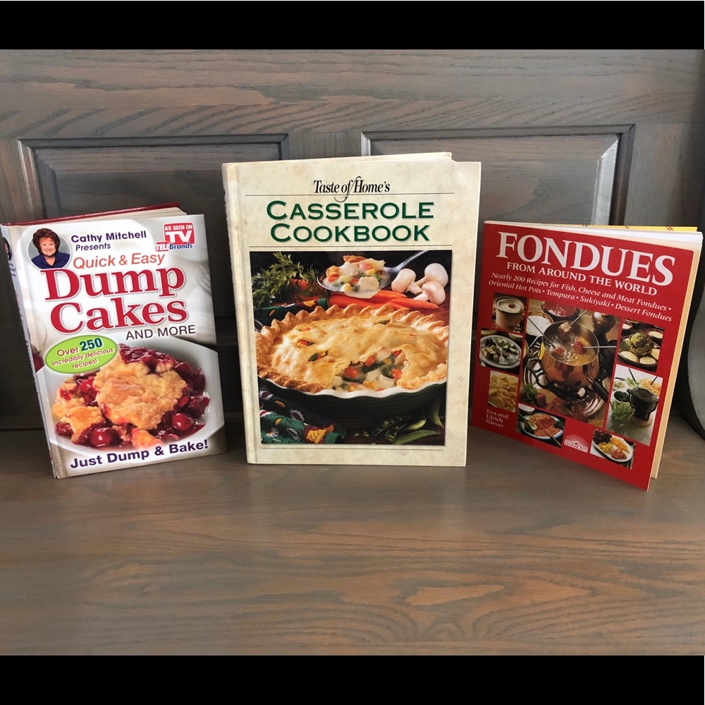 3/$15 Set of 3 Cookbooks